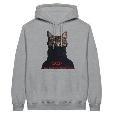 Sudadera con Capucha Unisex Estampado de Gato "Revolución Gatuna" Michilandia