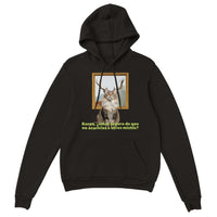 Sudadera con Capucha Unisex Estampado de Gato 