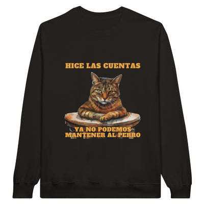 Sudadera Unisex Estampado de Gato 