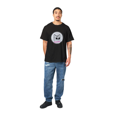 Camiseta Unisex Estampado de Gato "Puurr Night" Michilandia | La tienda online de los fans de gatos