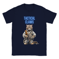 Camiseta unisex estampado de gato "Tactical claws"