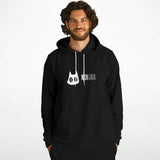 Sudadera deportiva con capucha unisex estampado de gato "Amanecer Hostil" Subliminator