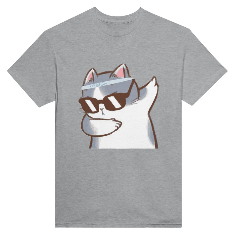 Camiseta Unisex Estampado de Gato "Miau Dabber" Michilandia | La tienda online de los fans de gatos