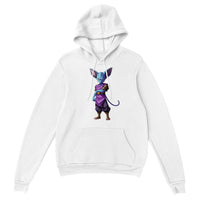 Sudadera con capucha unisex estampado de gato "Beerus el Travieso" Gelato