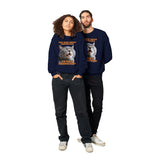 Sudadera Unisex Estampado de Gato "Siesta Productiva" Michilandia | La tienda online de los fans de gatos