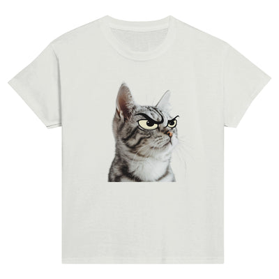 Camiseta Junior Unisex Estampado de Gato 