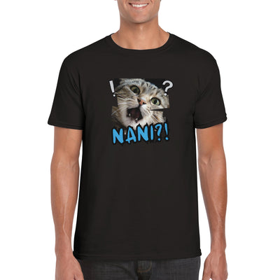 Camiseta unisex estampado de gato 