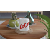 Taza Blanca con Impresión de Gato "KitCat Break" Michilandia | La tienda online de los fans de gatos