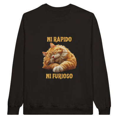 Sudadera Unisex Estampado de Gato 