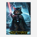 Lienzo de gato "Miau Vader" Michilandia | La tienda online de los fans de gatos