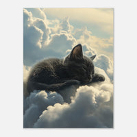 Panel de aluminio impresión de gato "Siesta Celestial" Michilandia | La tienda online de los fans de gatos