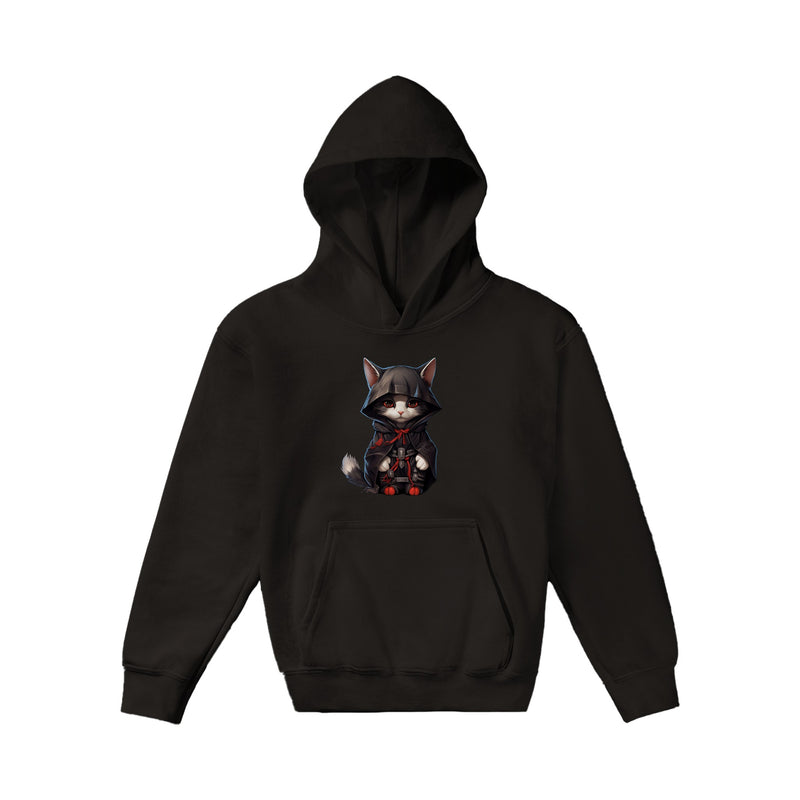 Sudadera con capucha júnior estampado de gato "Nin-Gato Akatsuki" Michilandia | La tienda online de los amantes de gatos