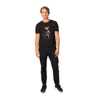 Camiseta unisex estampado de gato "Assassin's Sphynx"