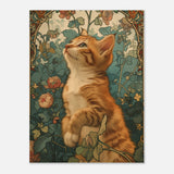 Panel de aluminio impresión de gato "Explorador Jardinero" Michilandia | La tienda online de los fans de gatos