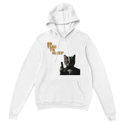 Sudadera con Capucha Unisex Estampado de Gato "Bond, James Miau" Michilandia | La tienda online de los fans de gatos