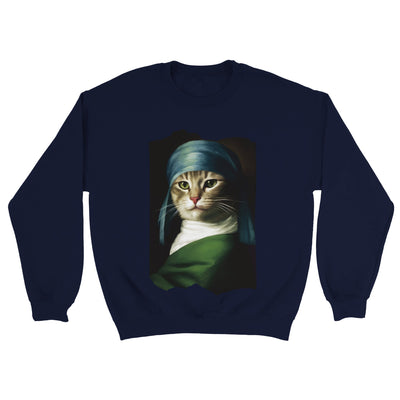 Sudadera Unisex Estampado de Gato "Retrato Renacentista" Michilandia | La tienda online de los fans de gatos