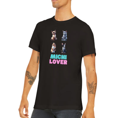 Camiseta unisex estampado de gato "Michi Lover" v3 Gelato