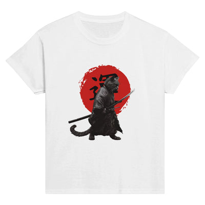 Camiseta Junior Unisex Estampado de Gato 