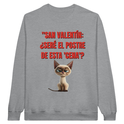 Sudadera Unisex Estampado de Gato "Miau Romántico" Michilandia | La tienda online de los fans de gatos