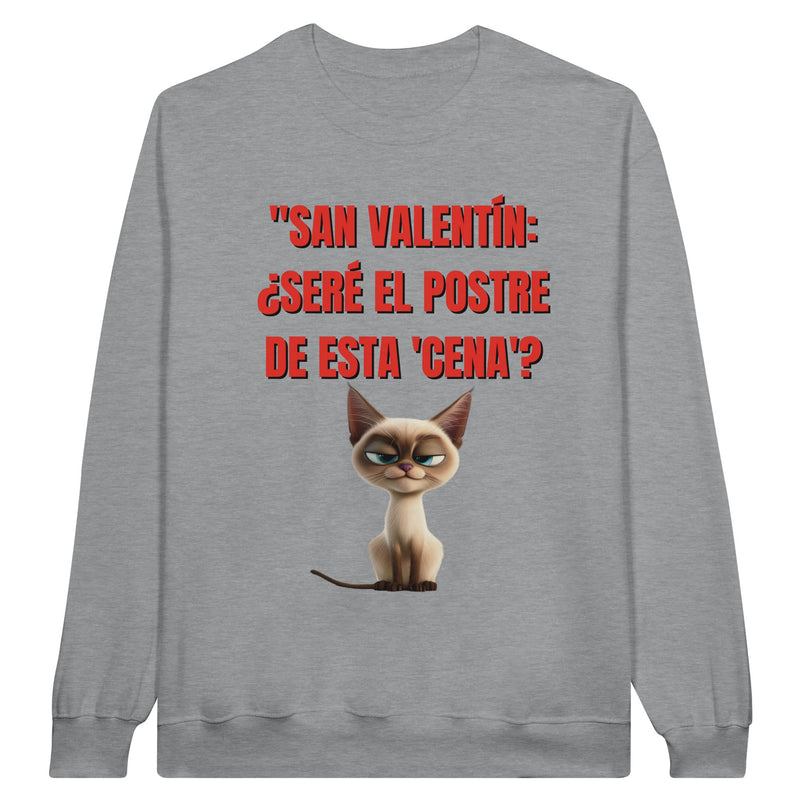 Sudadera Unisex Estampado de Gato "Miau Romántico" Michilandia | La tienda online de los fans de gatos