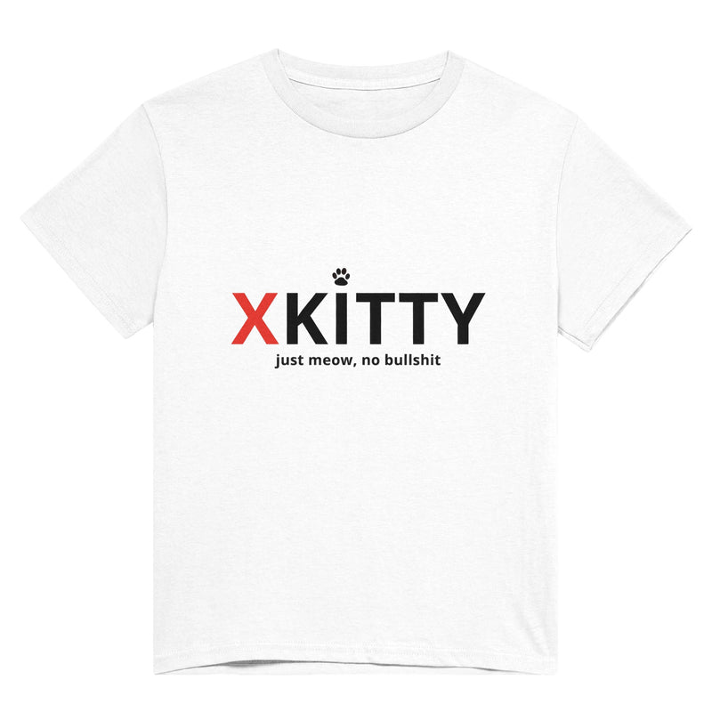 Camiseta Unisex Estampado de Gato "XKitty Style" Michilandia | La tienda online de los fans de gatos