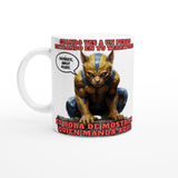 Taza Blanca con Impresión de Gato "Territorio Gatuno" Michilandia | La tienda online de los fans de gatos