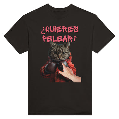 Camiseta Unisex Estampado de Gato 