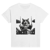 Camiseta Junior Unisex Estampado de Gato 