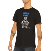 Camiseta unisex estampado de gato "Tactical claws"