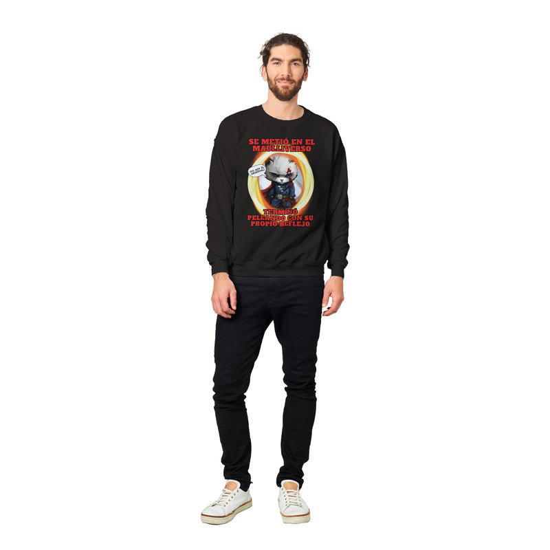 Sudadera unisex estampado de gato "El Maulliverso" Michilandia | La tienda online de los amantes de gatos