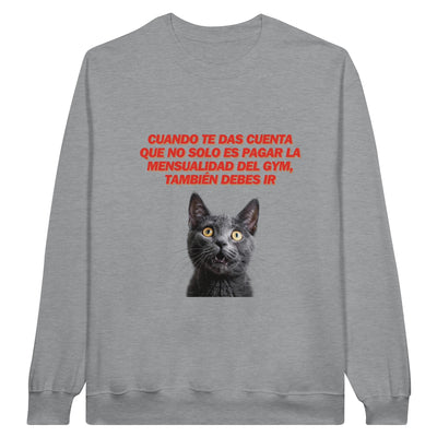 Sudadera Unisex Estampado de Gato "Membership" Michilandia | La tienda online de los fans de gatos