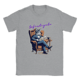 Camiseta unisex estampado de gato "Sofistigato" Gelato