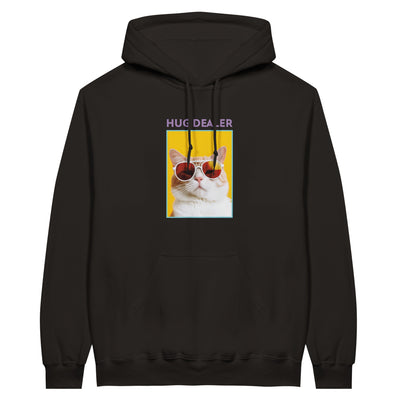 Sudadera con Capucha Unisex Estampado de Gato 