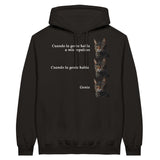 Sudadera con Capucha Unisex Estampado de Gato "Gente" Michilandia | La tienda online de los fans de gatos