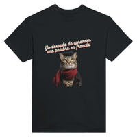 Camiseta Unisex Estampado de Gato "Top Chat" Michilandia | La tienda online de los fans de gatos