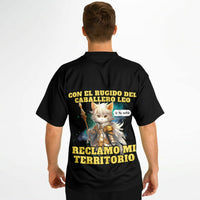 Camiseta de fútbol unisex estampado de gato "Caballero del Sofá" Subliminator