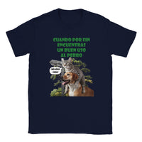 Camiseta unisex estampado de gato "El Transporte Felino" Gelato