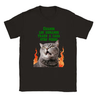 Camiseta unisex estampado de gato "¿Otro perro?" Gelato