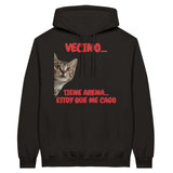 Sudadera con Capucha Unisex Estampado de Gato "Emergencia Felina" Michilandia | La tienda online de los fans de gatos