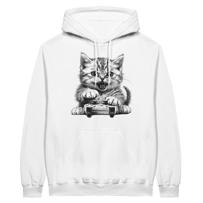 Sudadera con Capucha Unisex Estampado de Gato "Gamer Miau Frustrado" Michilandia | La tienda online de los fans de gatos