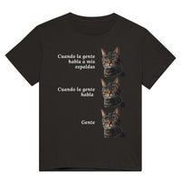 Camiseta Unisex Estampado de Gato 