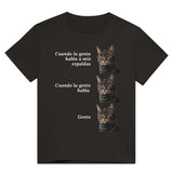 Camiseta Unisex Estampado de Gato "Gente" Michilandia | La tienda online de los fans de gatos