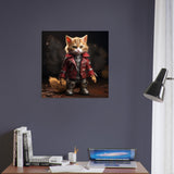 Panel de aluminio impresión de gato "Michi Star Lord" Gelato