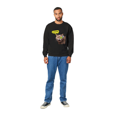 Sudadera Unisex Estampado de Gato "9000 Miaus" Michilandia