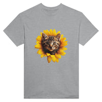 Camiseta Unisex Estampado de Gato "Miau Solar" Michilandia