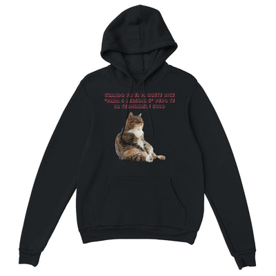 Sudadera con Capucha Unisex Estampado de Gato "Miau de Culpa" Michilandia | La tienda online de los fans de gatos