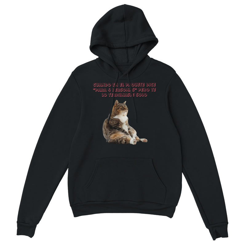 Sudadera con Capucha Unisex Estampado de Gato "Miau de Culpa" Michilandia | La tienda online de los fans de gatos