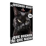 Lienzo de Gato "Amanecer Hostil" Michilandia | La tienda online de los amantes de gatos