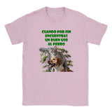 Camiseta júnior unisex estampado de gato "El Transporte Felino" Gelato