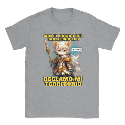 Camiseta unisex estampado de gato "Caballero del Sofá" Michilandia | La tienda online de los amantes de gatos